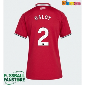 Manchester United Diogo Dalot #2 Replik Heimtrikot Damen 2026-27 Kurzarm